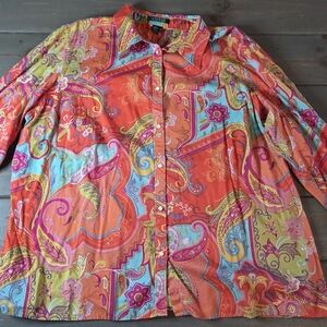 Ralph Lauren Multicolor Paisley Shirt